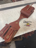 Custom mounted Police tack Headstall & Breast Collar