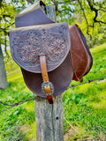 Leather Saddle Bags medium