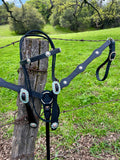 Turquoise Copper Tear Drop Bridle Set