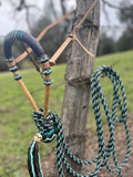 A Rawhide Accented Hackamore Set