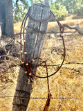 Rolled Romel Reins,  Hermann Oak® Leather