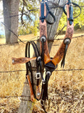 Vintage 3-Scallop Browband Bridle Set