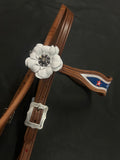 The Patriot Headstall and Breast Collar Set, Hermann Oak® Leather