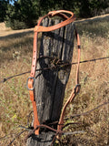 Harness Leather Slide Ear Headstall w/ Throat Latch