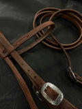 Horse Headstall Bridle/Adjustable Rein Set