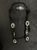 Old Visalia Arrow Headstall & Breast Collar Set, Hermann Oak® Leather