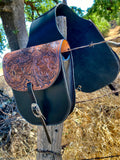 Leather Saddle Bags medium