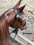 Cadillac Hackamore Set with Fiador and Mecate