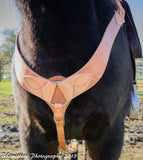 Heavy Harness Leather Roper Breast Collar
