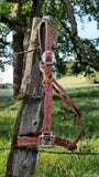 Wild Rose Leather Halter