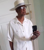 Buckaroo Punchy Palm Rancher Hat with Ribbon