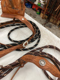 Vintage 3-Scallop Browband Bridle Set