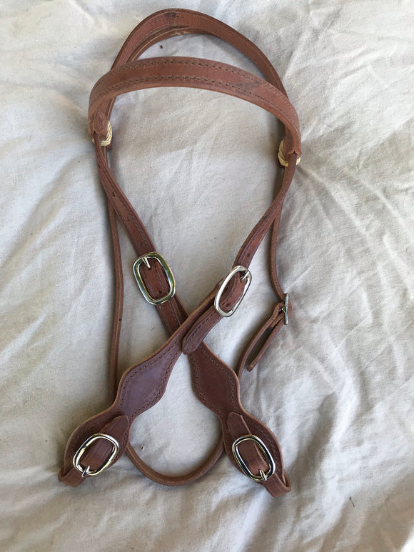 Quality Leather Headstall Made in USA
