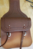 Leather Saddle Bags Large