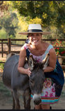 Buckaroo Punchy Palm Rancher Hat with Ribbon