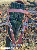 Big Cactus Headstall, Hermann Oak® Leather