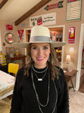 Buckaroo Punchy Palm Rancher Hat with Ribbon
