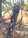 Harness Headstall Old Visalia Style Conchas