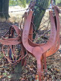 Custom mounted Police tack Headstall & Breast Collar