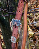 Copper Star Headstall, Hermann Oak® Leather