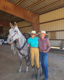 Buckaroo Punchy Palm Rancher Hat with Ribbon