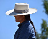Buckaroo Punchy Palm Rancher Hat with Ribbon