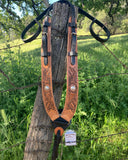 Hand Carved Rose Pulling Collar 2- Tone