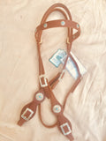 Harness Headstall Old Visalia Style Conchas