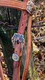 Big Cactus Headstall, Hermann Oak® Leather