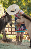 Buckaroo Punchy Palm Rancher Hat with Ribbon