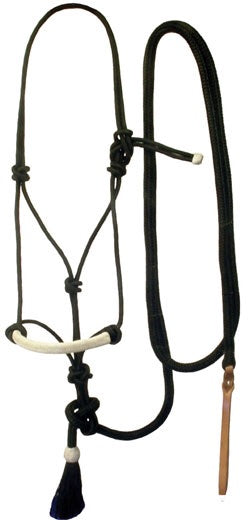 Handmade Leather Halter and Lead Rope