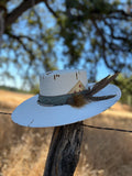 Buckaroo Punchy Palm Rancher Hat with Ribbon