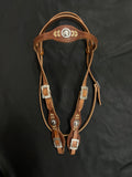 Harness Headstall Old Visalia Style Conchas