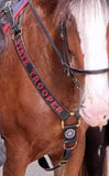 Mounted officer breast collar