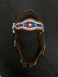 The Patriot Headstall and Breast Collar Set
