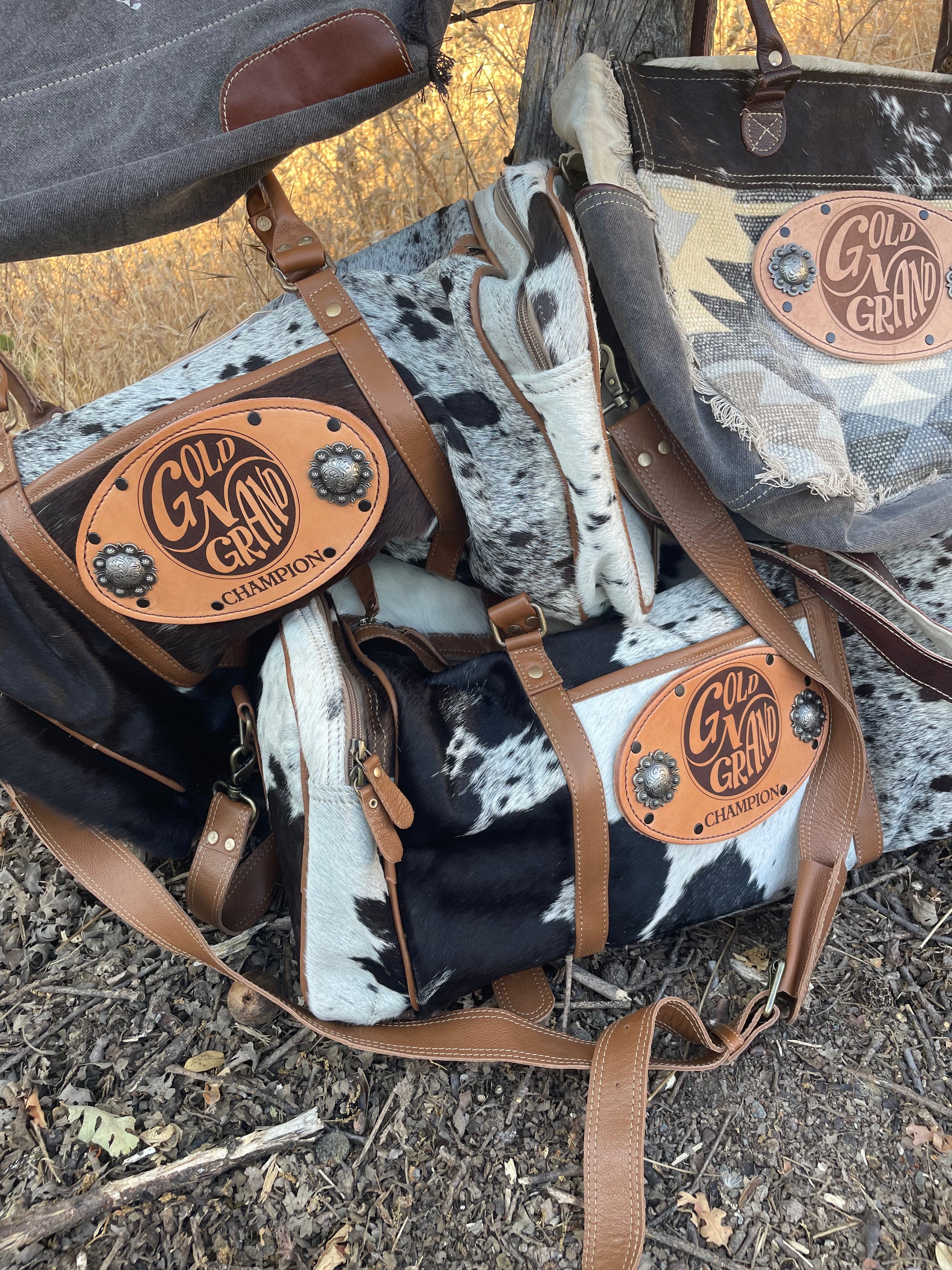 Amore Hair On Duffle Bag – Buckaroo Leather Products