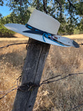 Buckaroo Punchy Palm Rancher Hat with Ribbon