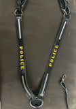Custom mounted Police tack Headstall & Breast Collar