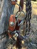 Cowboy Mecate Snaffle Bridle Set
