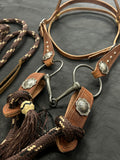Cowboy Mecate Snaffle Bridle Set
