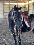 Cowboy Mecate Snaffle Bridle Set