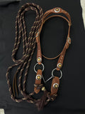Cowboy Mecate Snaffle Bridle Set