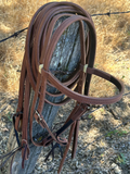 Harness Lined Ultimate Headstall & Rein Set