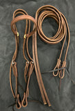 Harness Lined Ultimate Headstall & Rein Set