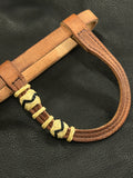 Slide Ear headstall with Rawhide Accents