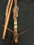 Harness Knotbrow Headstall w/ Rawhide Braiding