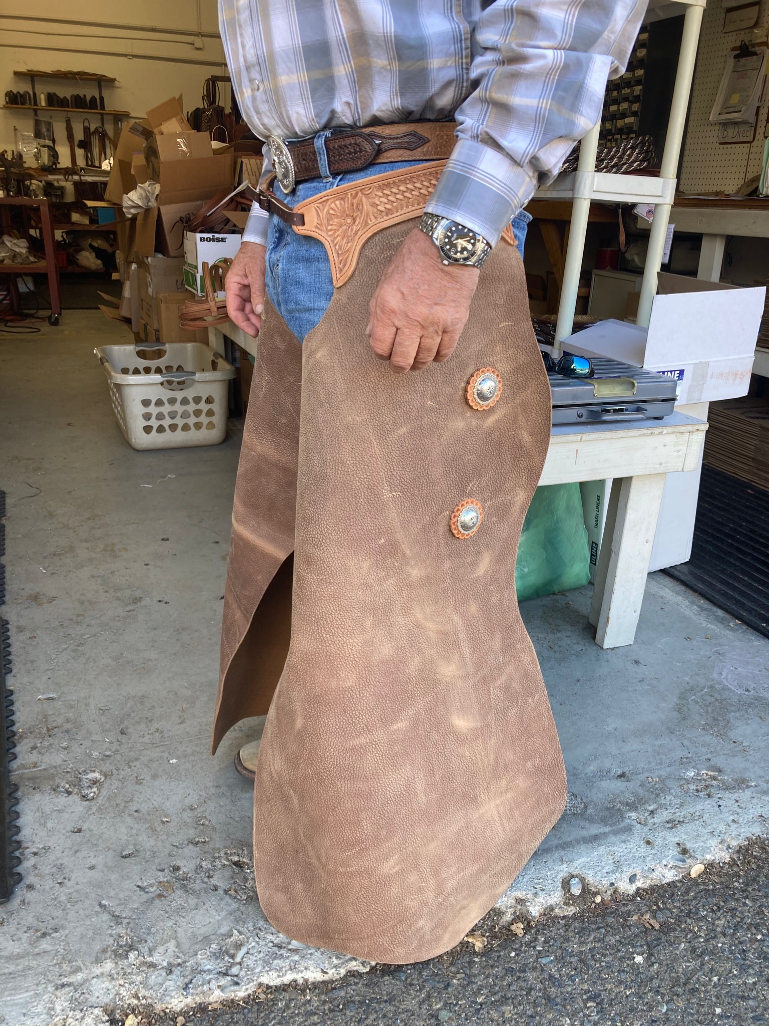 Batwing Leather Chaps Buckaroo Leather Products