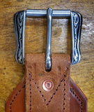 Golden Bridle Leather Flank Cinch