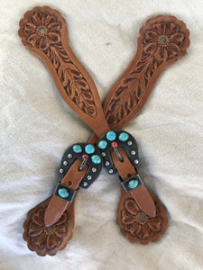 Turquoise Spur Straps