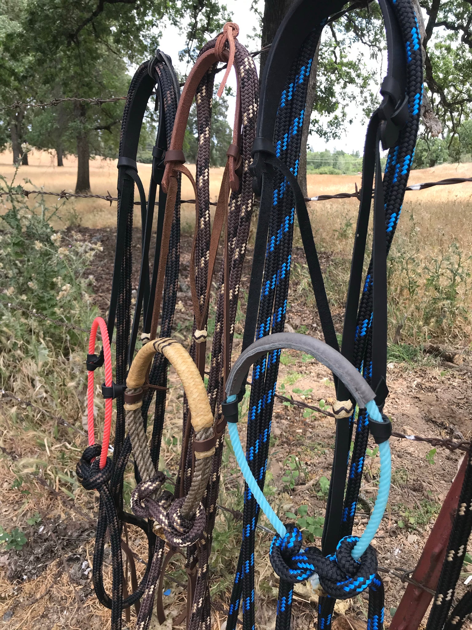 Hard Rope Hackamore Big Pine soft rope nose Hackamore – Buckaroo Leather Products